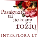 Interflora.lt – gėlės internetu, gėlių pristatymai