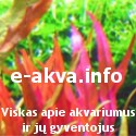 E-akva.info - viskas apie akvariumus ir jų gyventojus