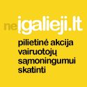 Neįgalieji.lt - pilietinė akcija vairuotojų sąmoningumui skatinti