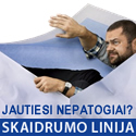 „Skaidrumo linija“: jautiesi nepatogiai? Pranešk!